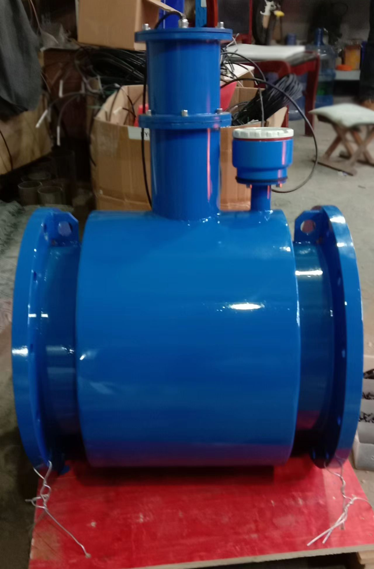 不满管的排污出口用污水非满管电磁流量计测量